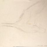 Swan 5, watercolor on hemp paper, 6 by 8 in. Emilia Kallock 2016